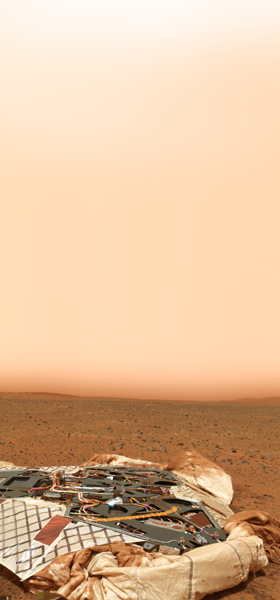 Artist conception of Mars 2003 Lander.